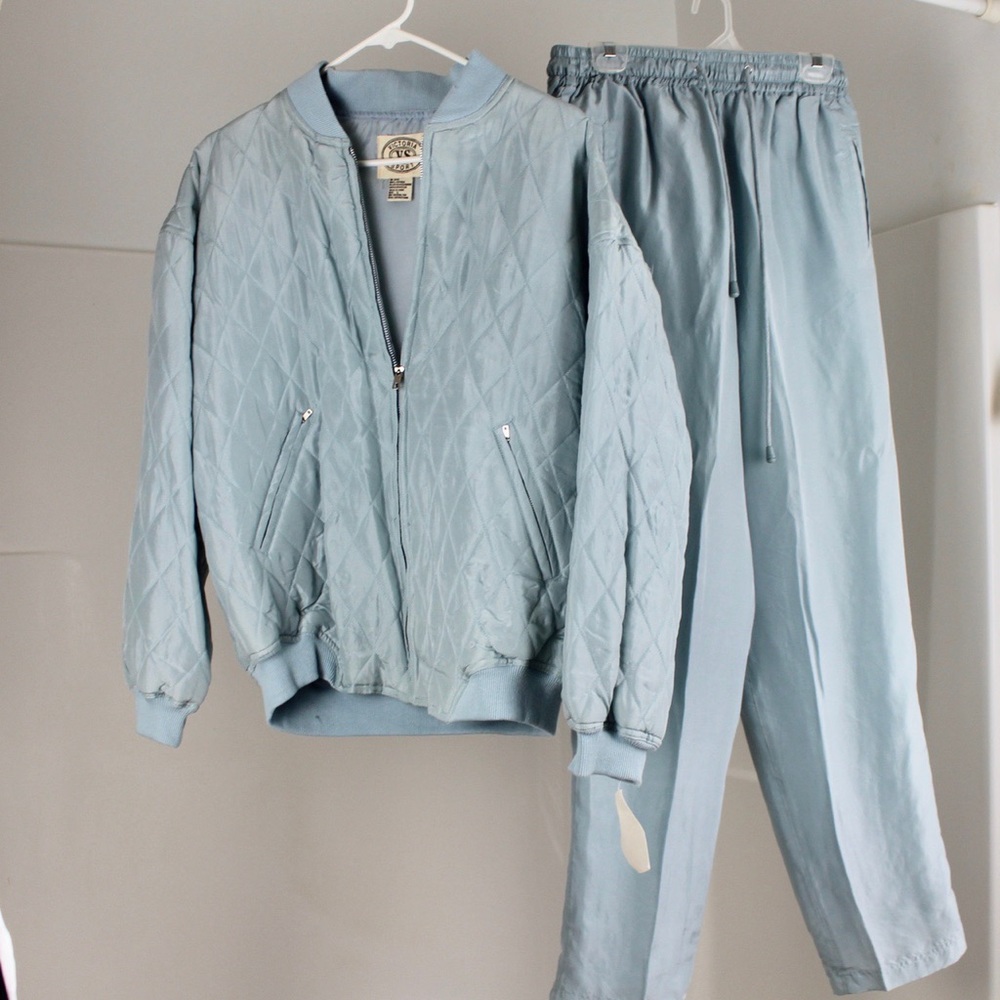 Victoria Sport baby blue vintage set